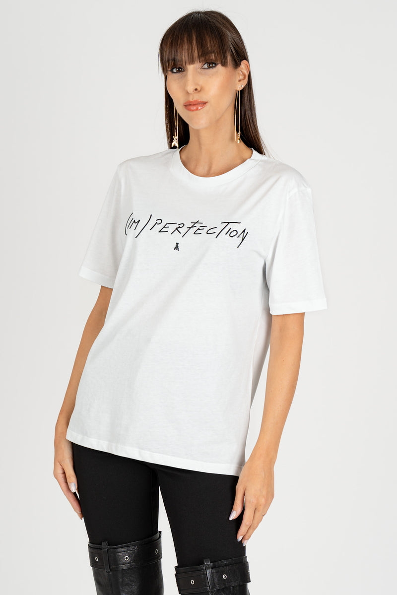 T-Shirt Stampa (IM) Perfection Bianco