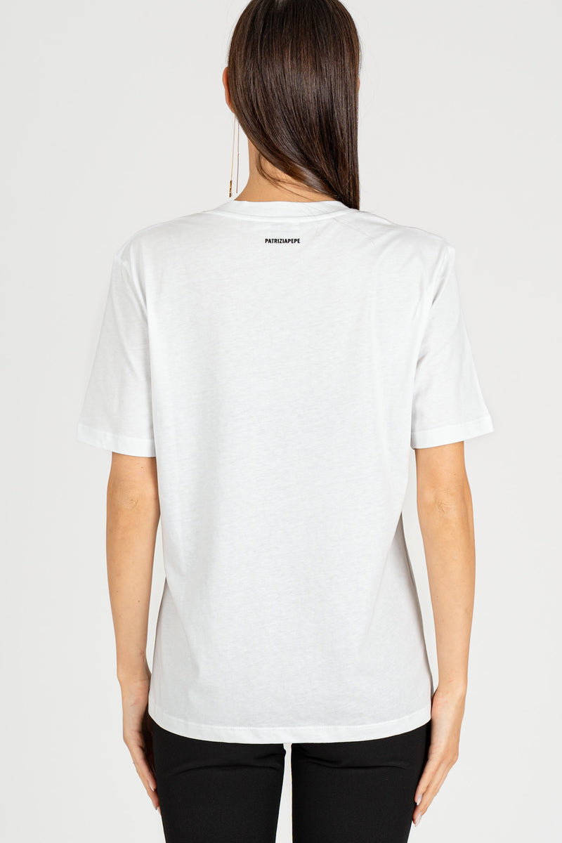 T-Shirt Stampa (IM) Perfection Bianco