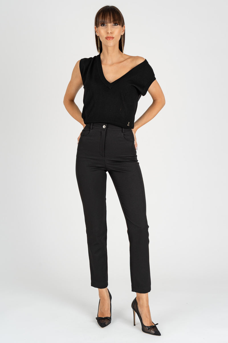Pantalone Mod. 5 Tasche Nero