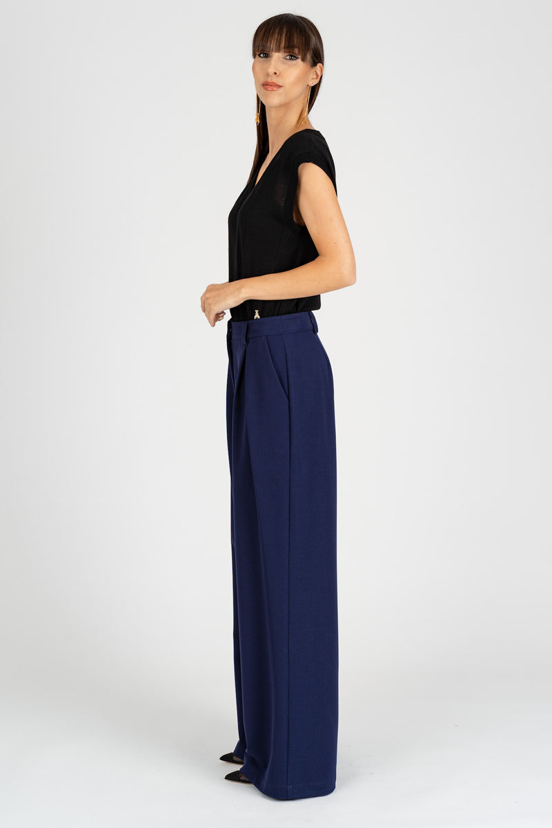 Pantalone Over Size Evening Blue