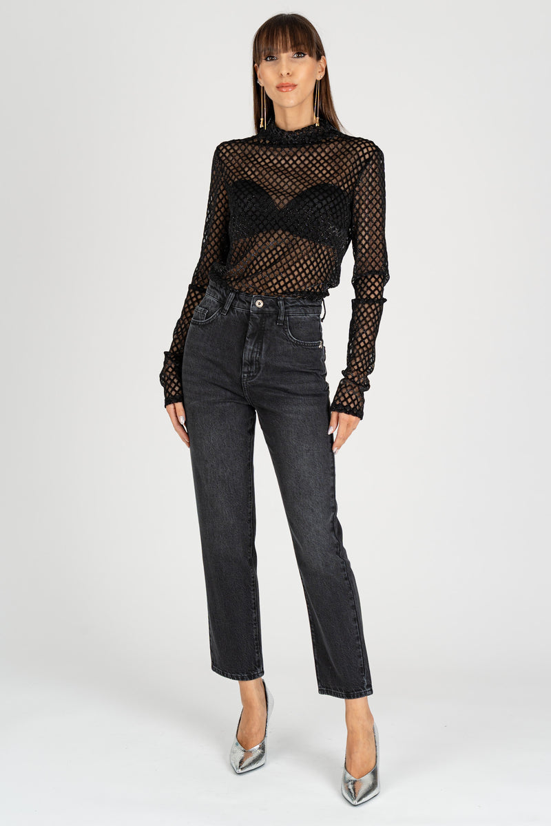 Pantalone Denim Black Wash