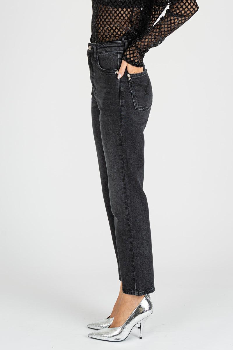 Pantalone Denim Black Wash