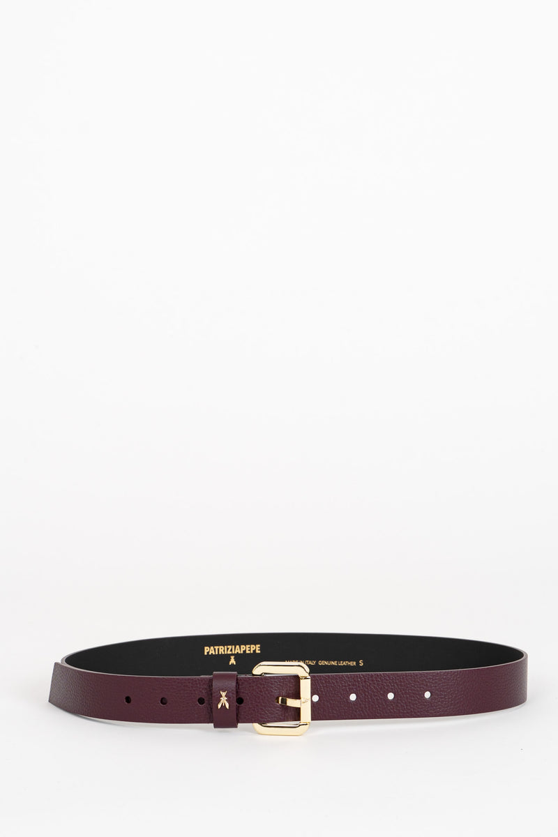 Cintura Fibbia a Rullo Purple Red