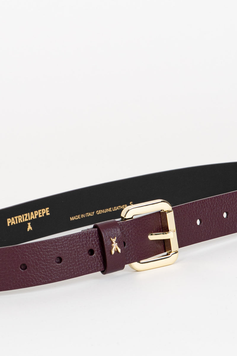Cintura Fibbia a Rullo Purple Red