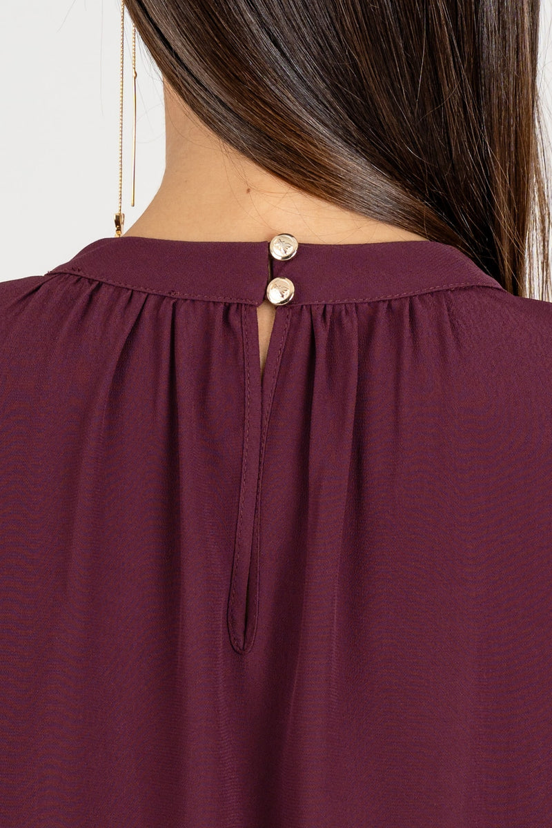 Camicia con Slash Purple Red