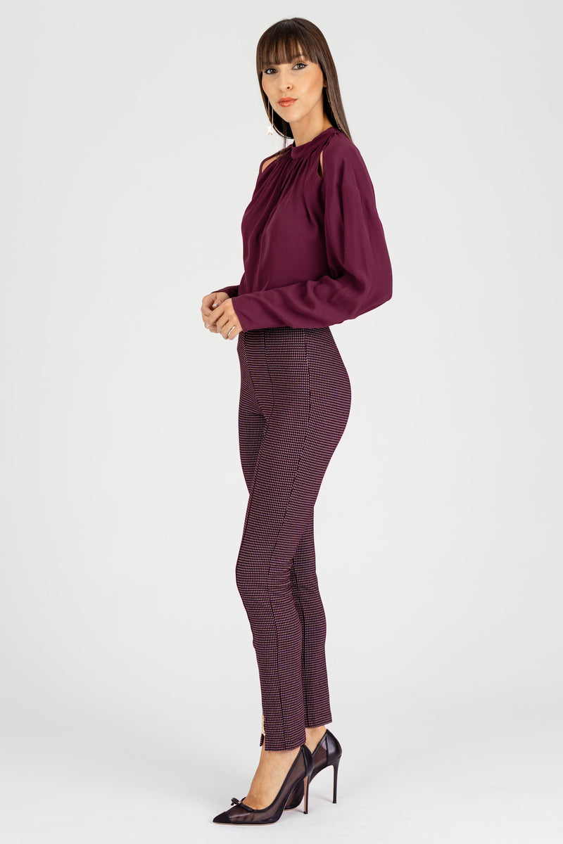 Pantalone Skinny Purple Red PDP