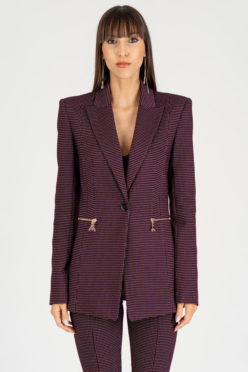 Giacca 1 Bottone Purple Red PDP