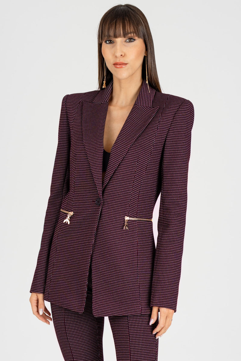 Giacca 1 Bottone Purple Red PDP