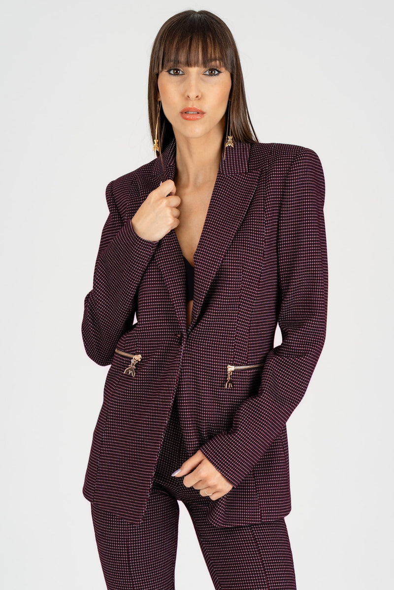 Giacca 1 Bottone Purple Red PDP