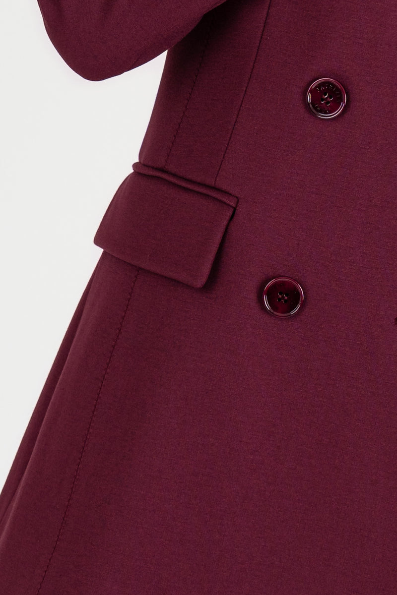 Giacca Doppio Petto Purple Red