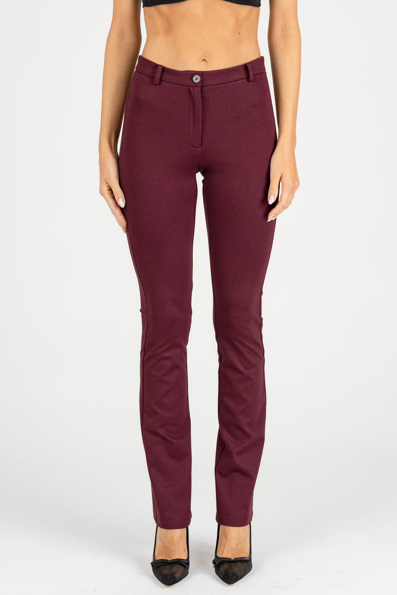 Pantalone Slim Purplr Red