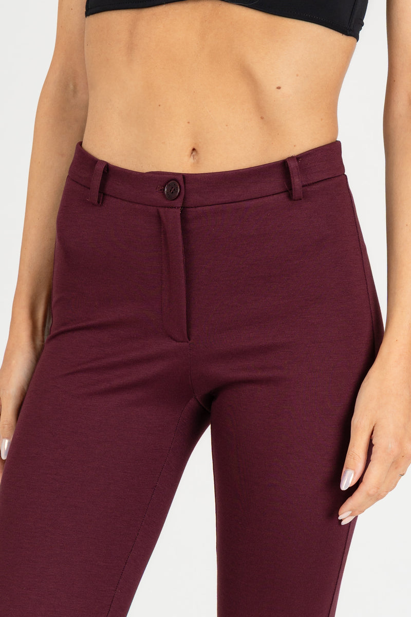 Pantalone Slim Purplr Red