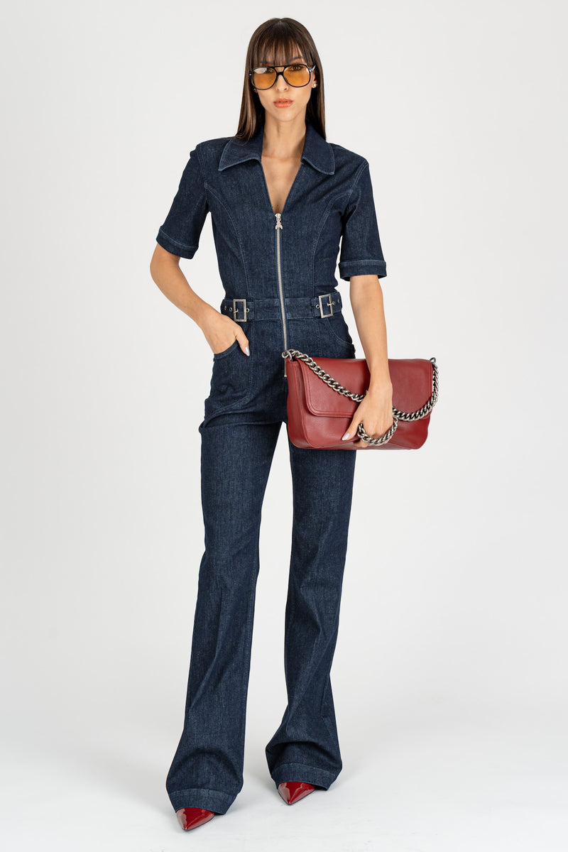 Tuta Jeans Stretch Blue Rise Wash