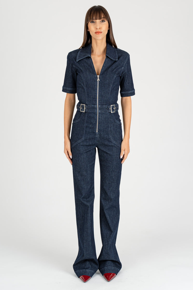 Tuta Jeans Stretch Blue Rise Wash