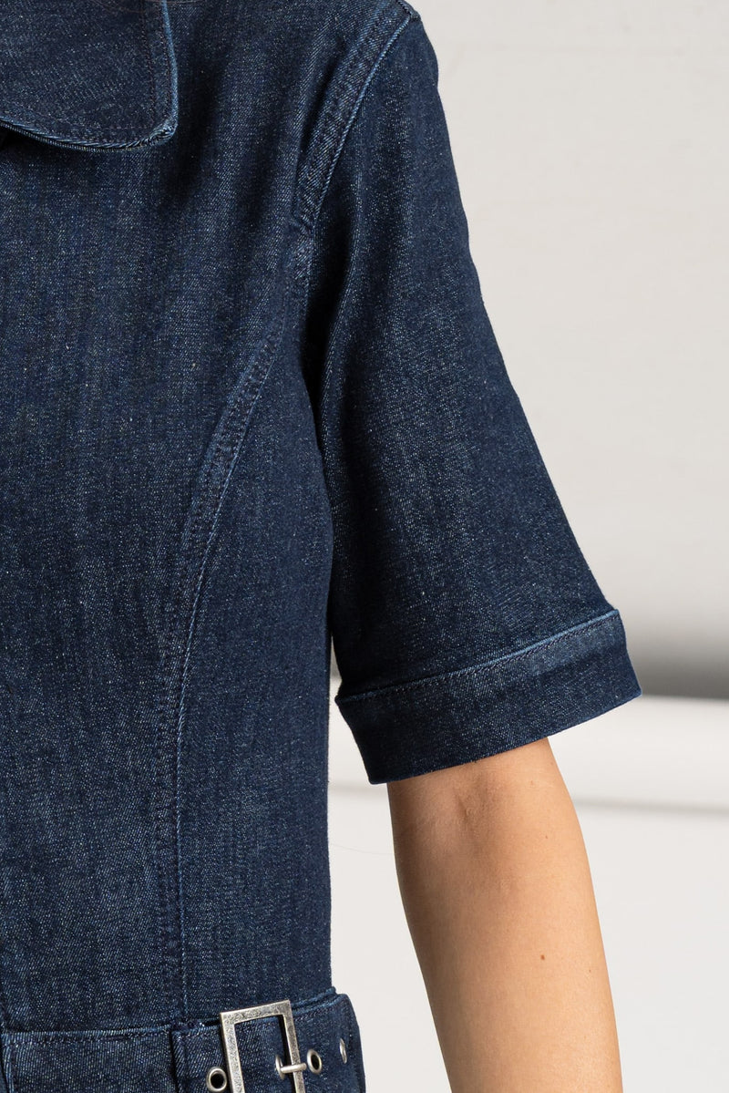 Tuta Jeans Stretch Blue Rise Wash