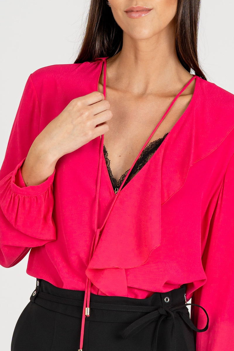 Camicia Crepe Essential Poison Orchid