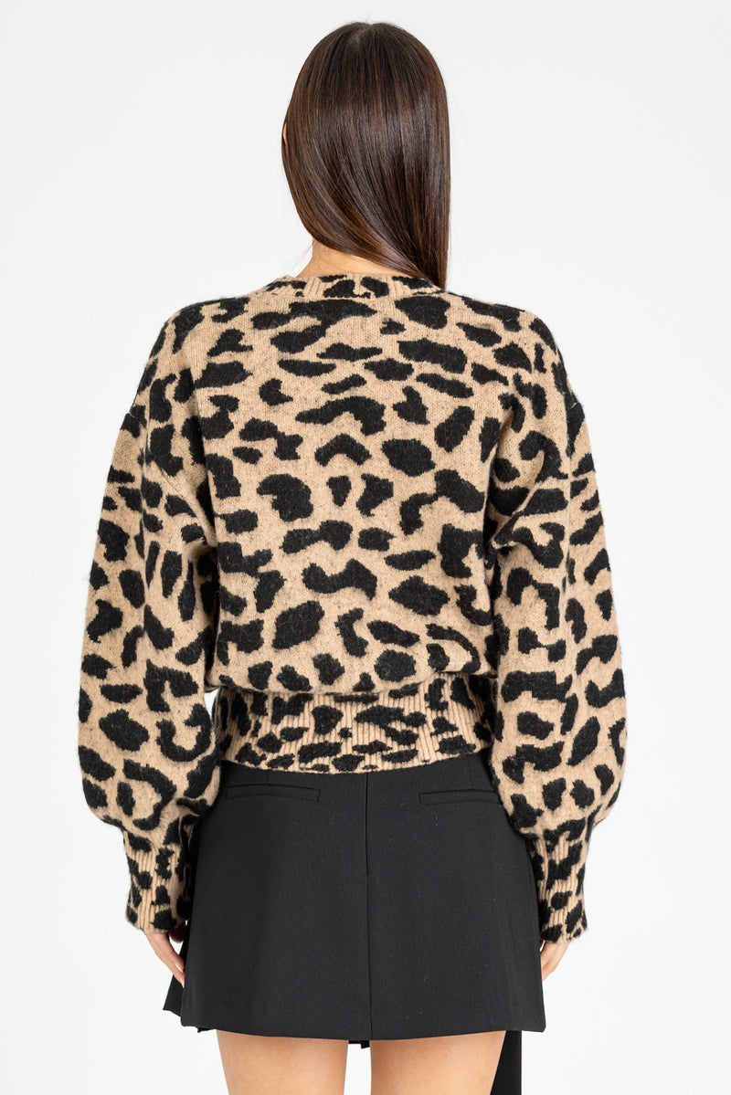 Maglione Macu Cammello/Nero