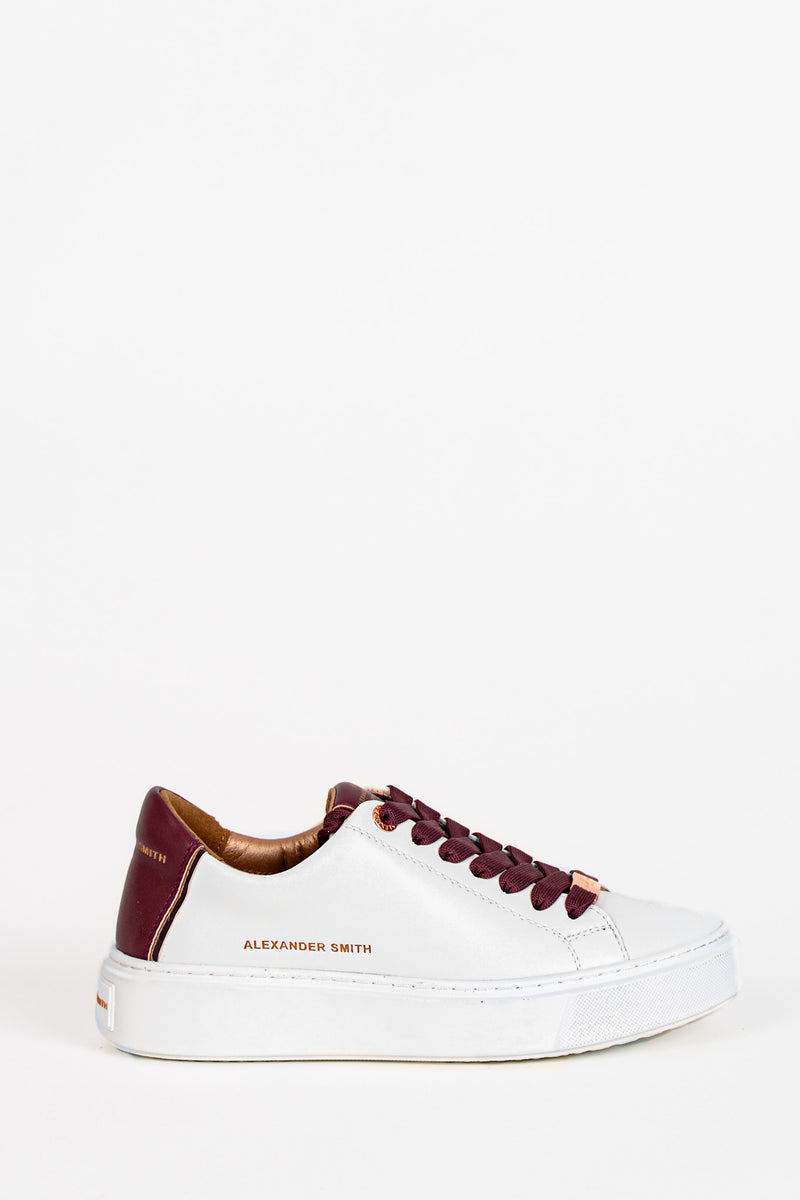 Sneaker Limited White Bordeaux