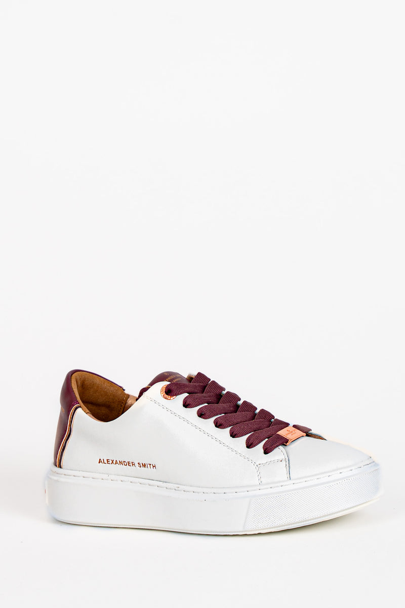 Sneaker Limited White Bordeaux