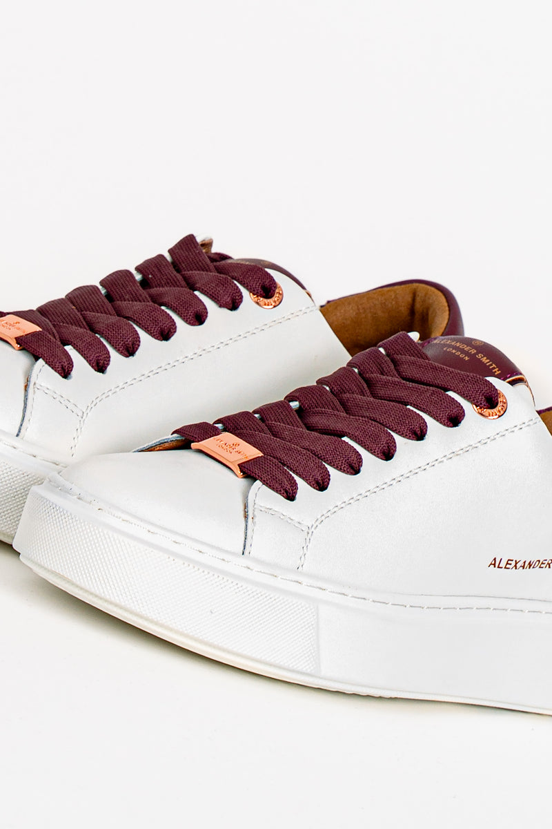 Sneaker Limited White Bordeaux