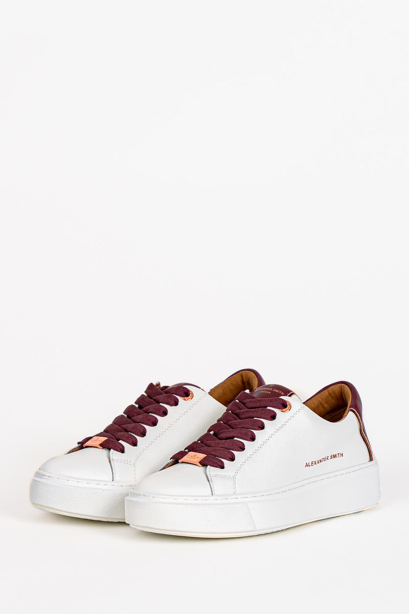 Sneaker Limited White Bordeaux