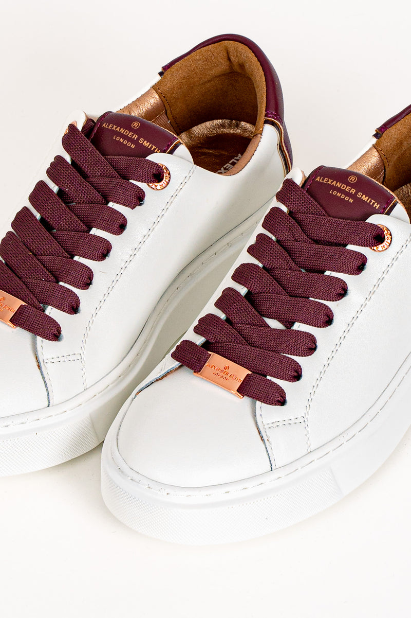 Sneaker Limited White Bordeaux