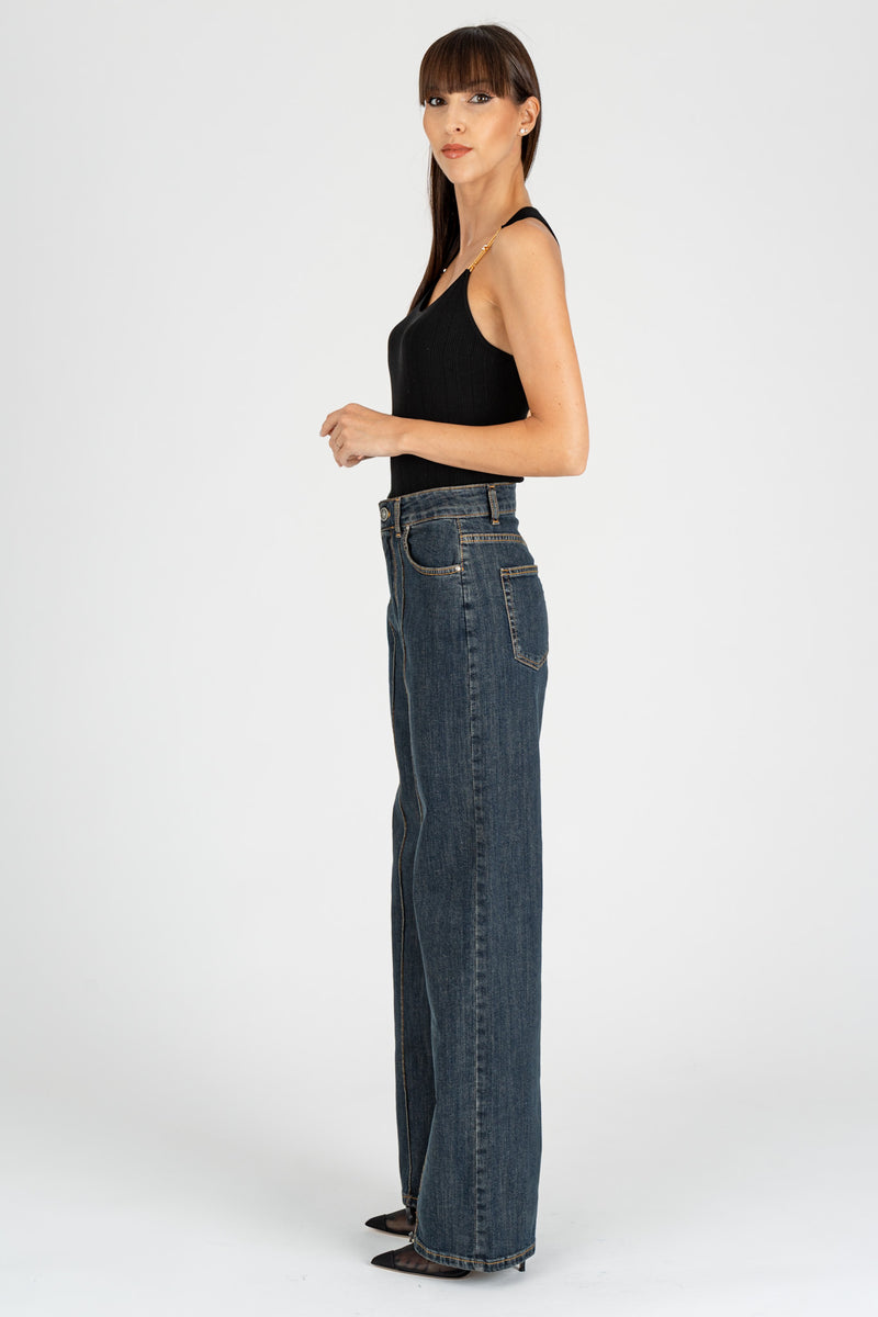 Jeans Palazzo Blue Vintage