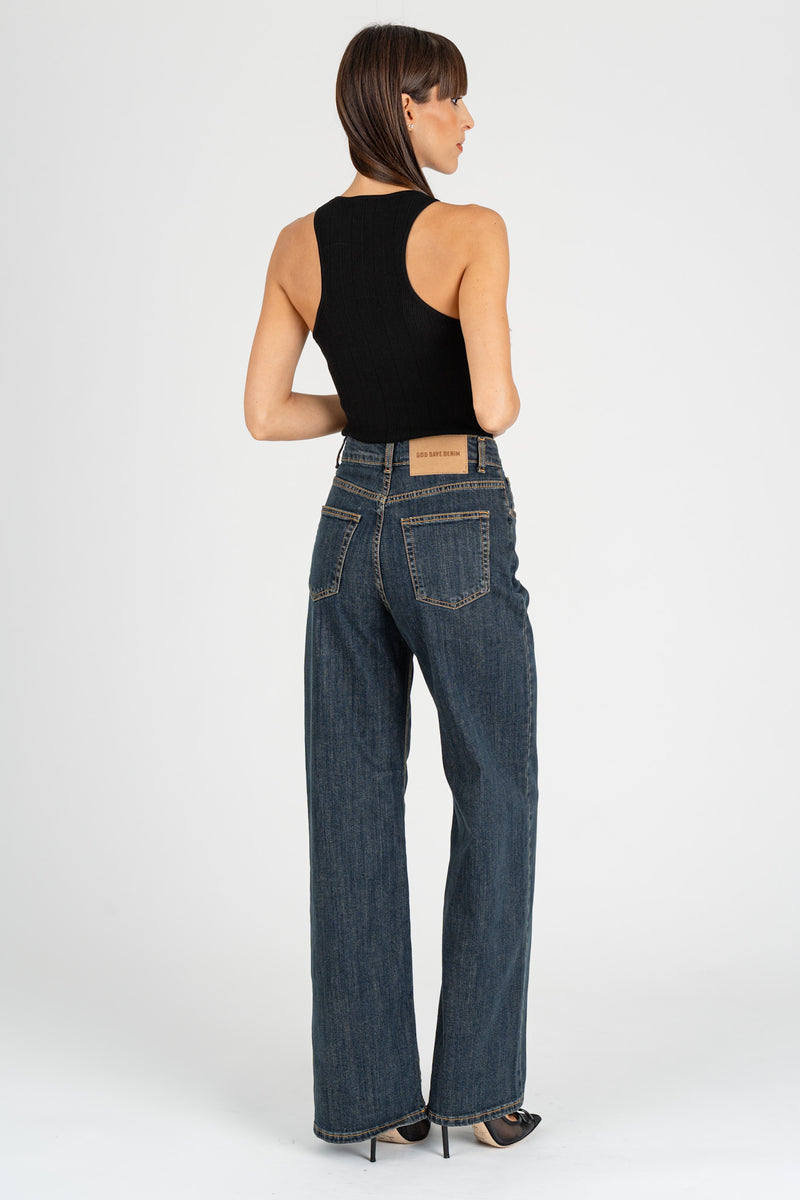 Jeans Palazzo Blue Vintage