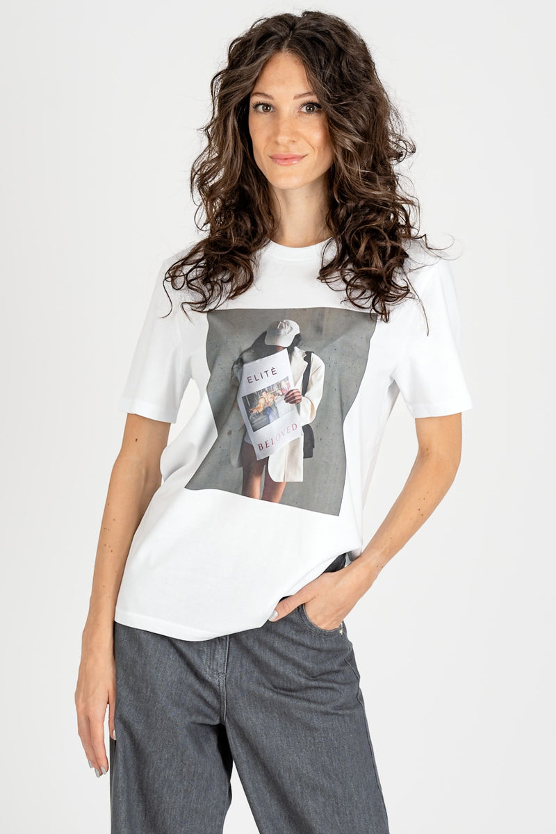 T-Shirt Journal Bianco