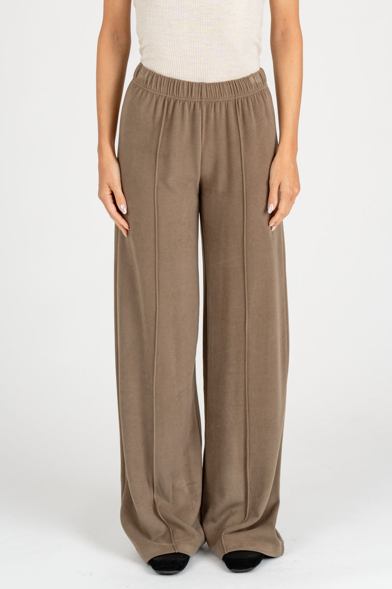 Pantalone Jogging Grigio Fango