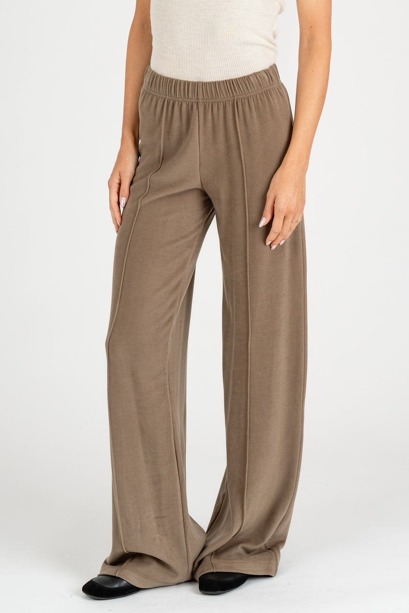 Pantalone Jogging Grigio Fango