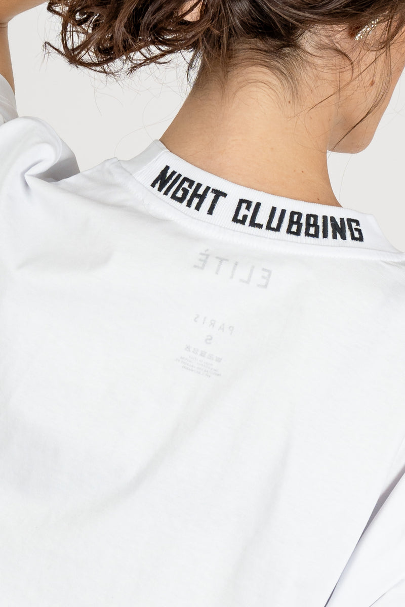 T-Shirt Ricamo Club White