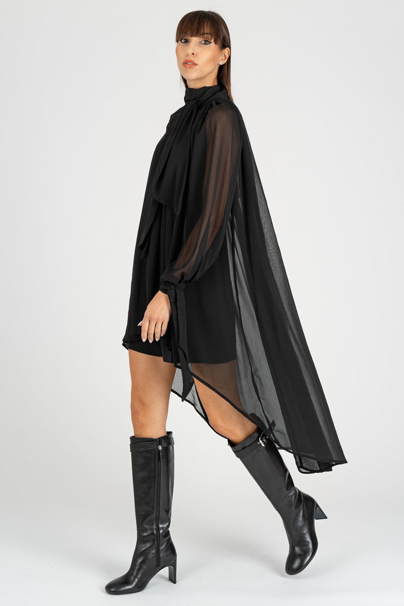 Camicia con Fiocco Nero