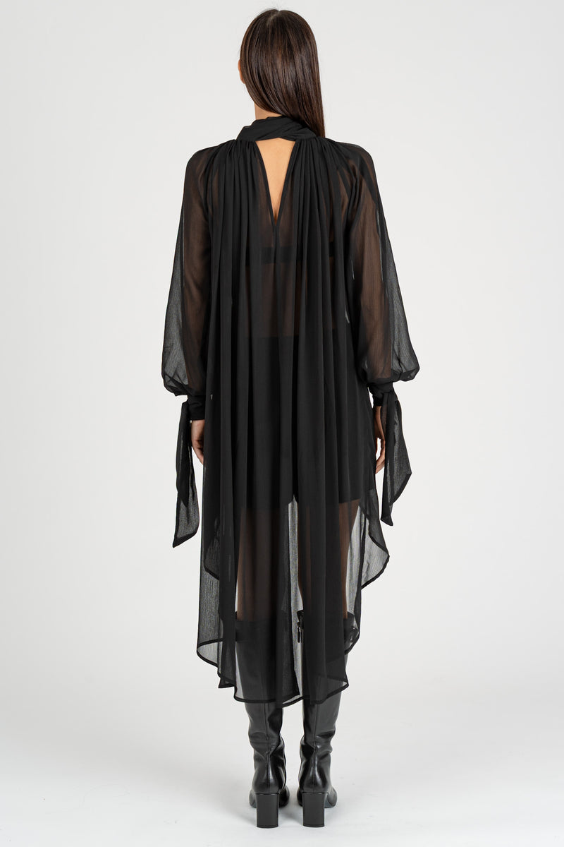 Camicia con Fiocco Nero