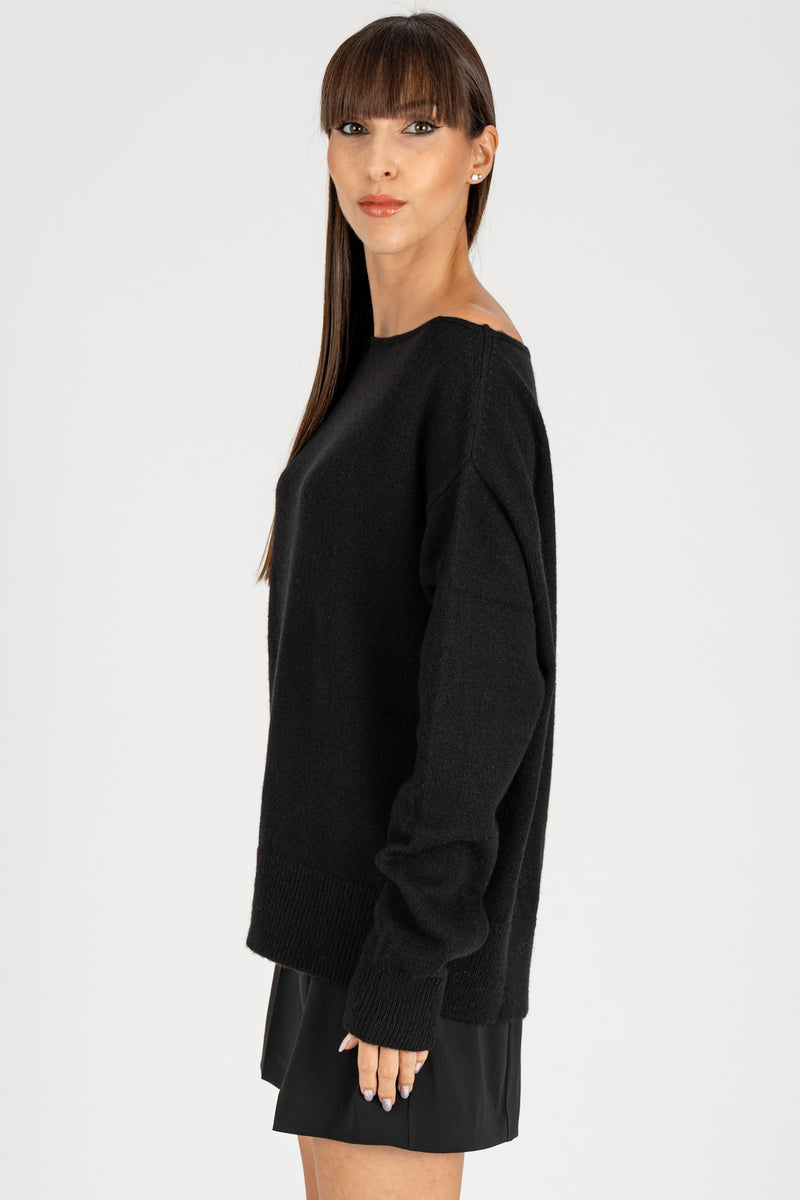 Maglione Scollo Shiffer Nero