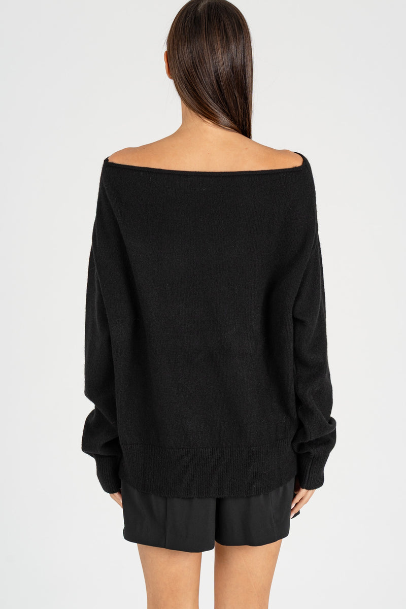 Maglione Scollo Shiffer Nero