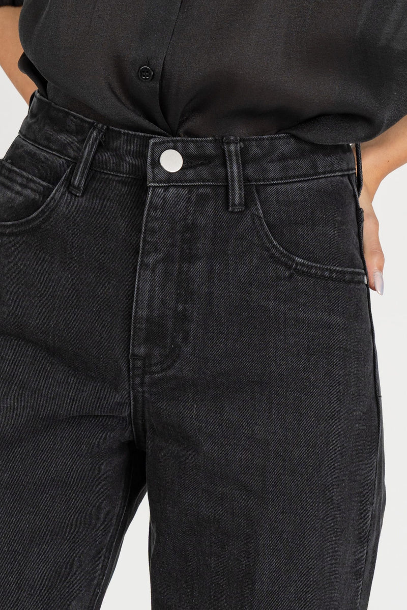 Jeans Full-Strass Black