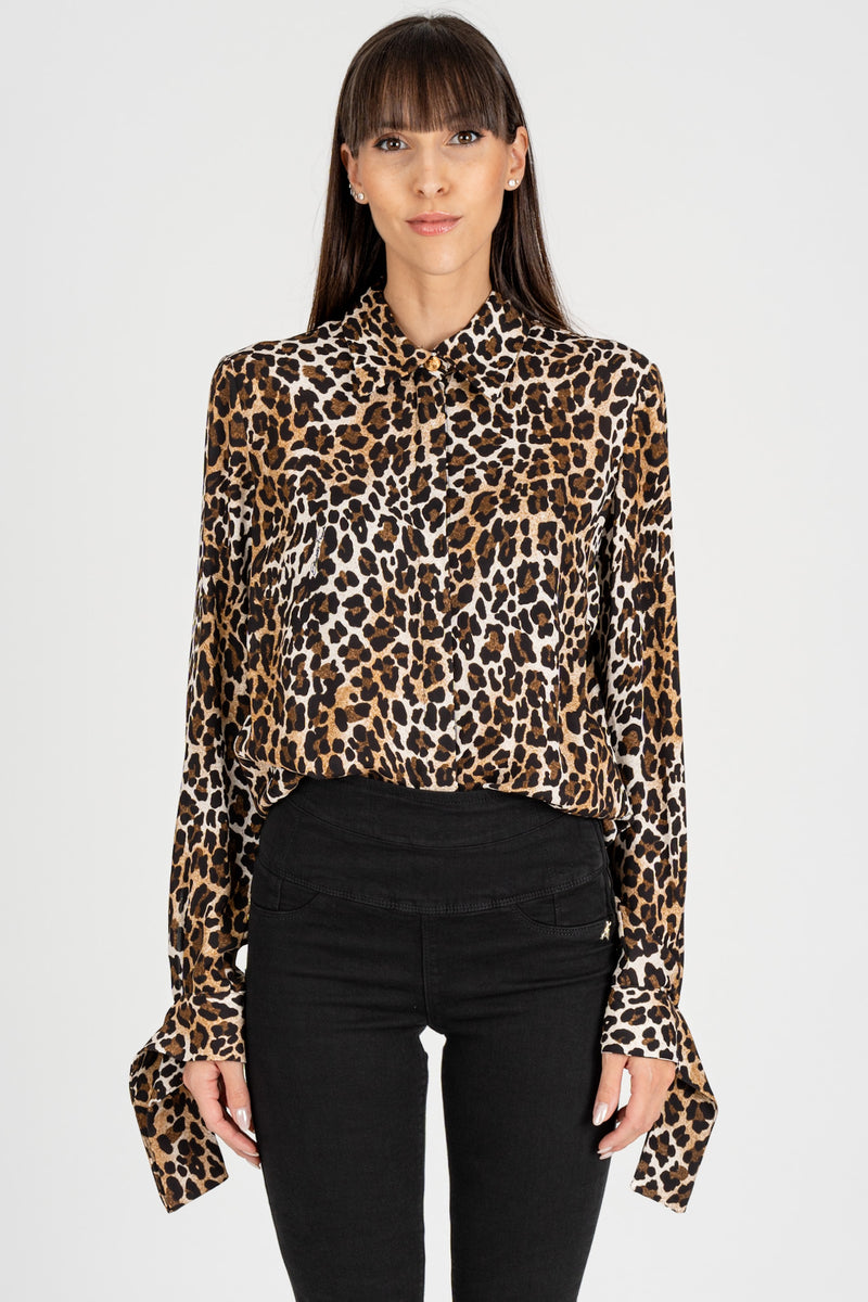 Camicia Georgette Animalier