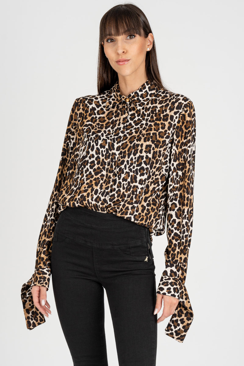 Camicia Georgette Animalier