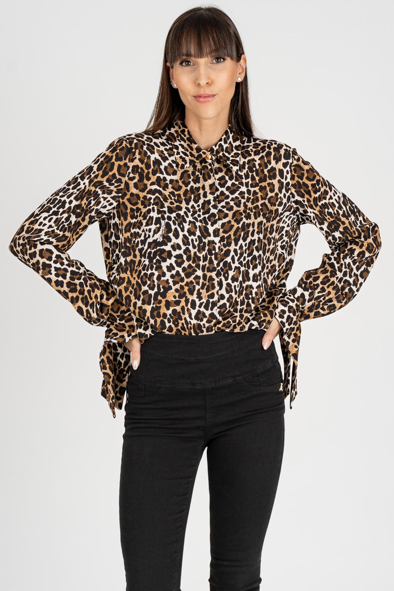 Camicia Georgette Animalier