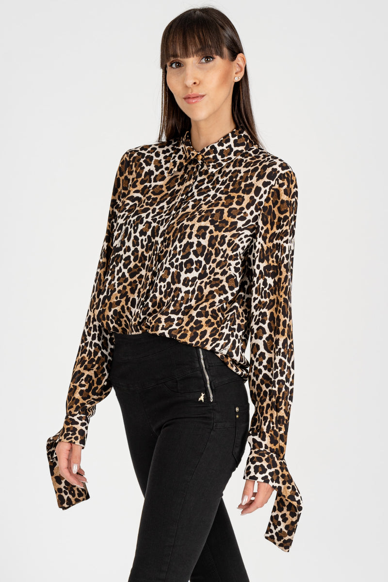 Camicia Georgette Animalier