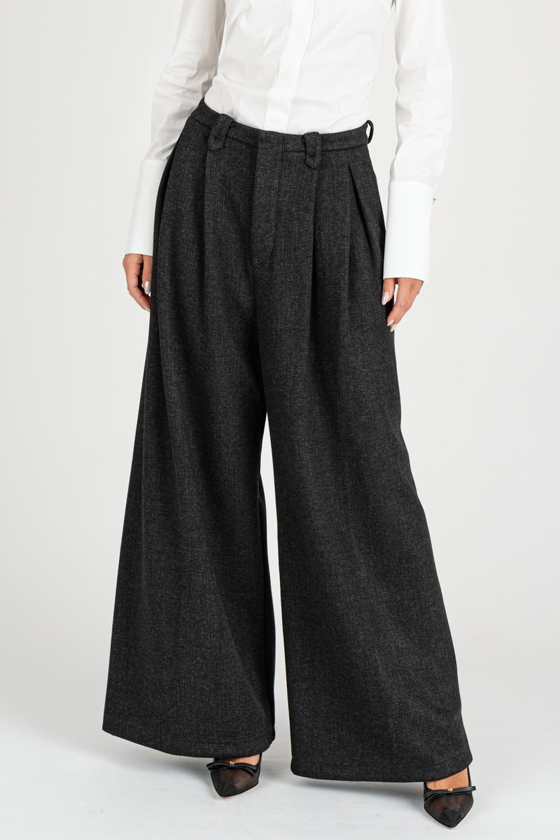Pantalone Over in Felpa Antracite