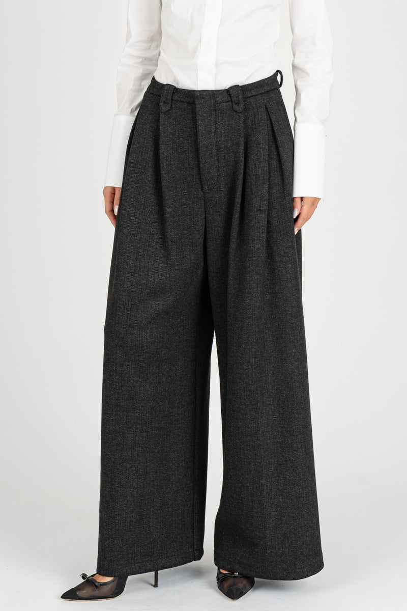 Pantalone Over in Felpa Antracite