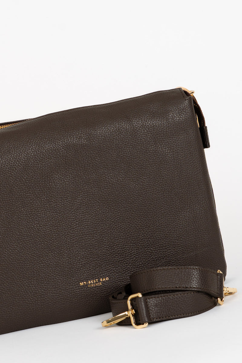 Borsa a Tre Scomparti Chocolate