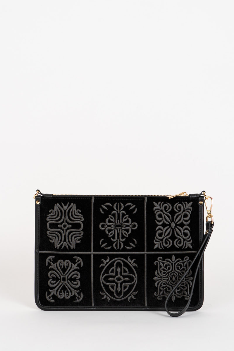 Borsa Tracolla Damasco Black-Tie