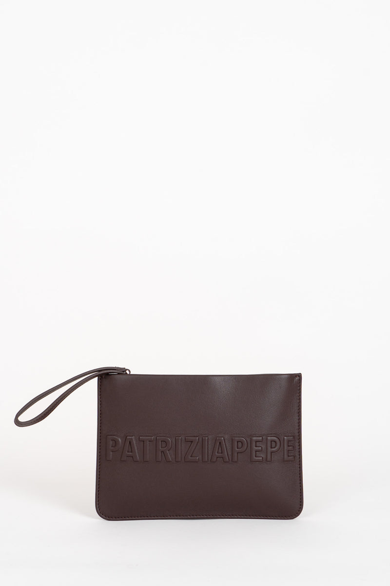 Borsa Pochette (In) Perfect Piccola Deep Chocolate