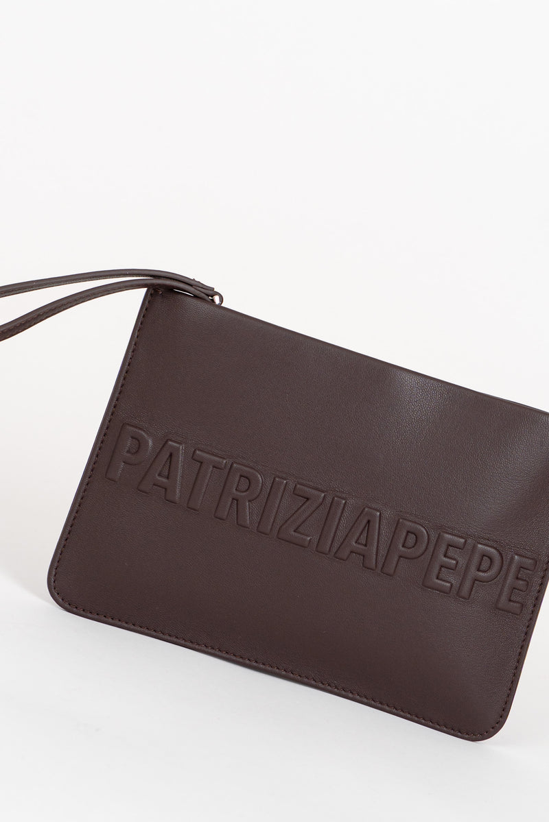 Borsa Pochette (In) Perfect Piccola Deep Chocolate