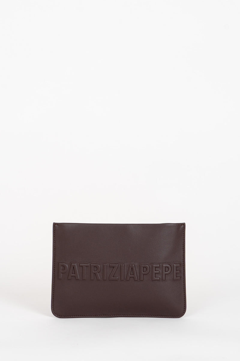 Borsa Pochette (In) Perfect Piccola Deep Chocolate