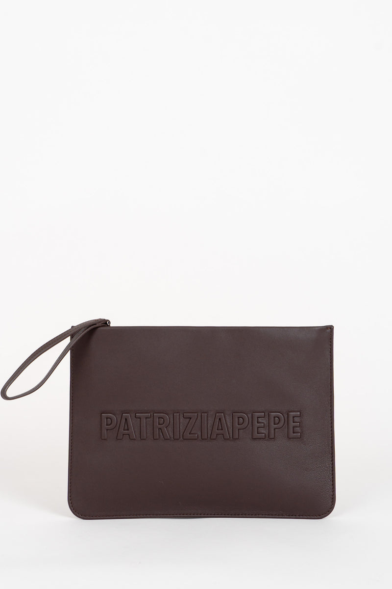 Borsa Pochette (In) Perfect Media Deep Chocolate
