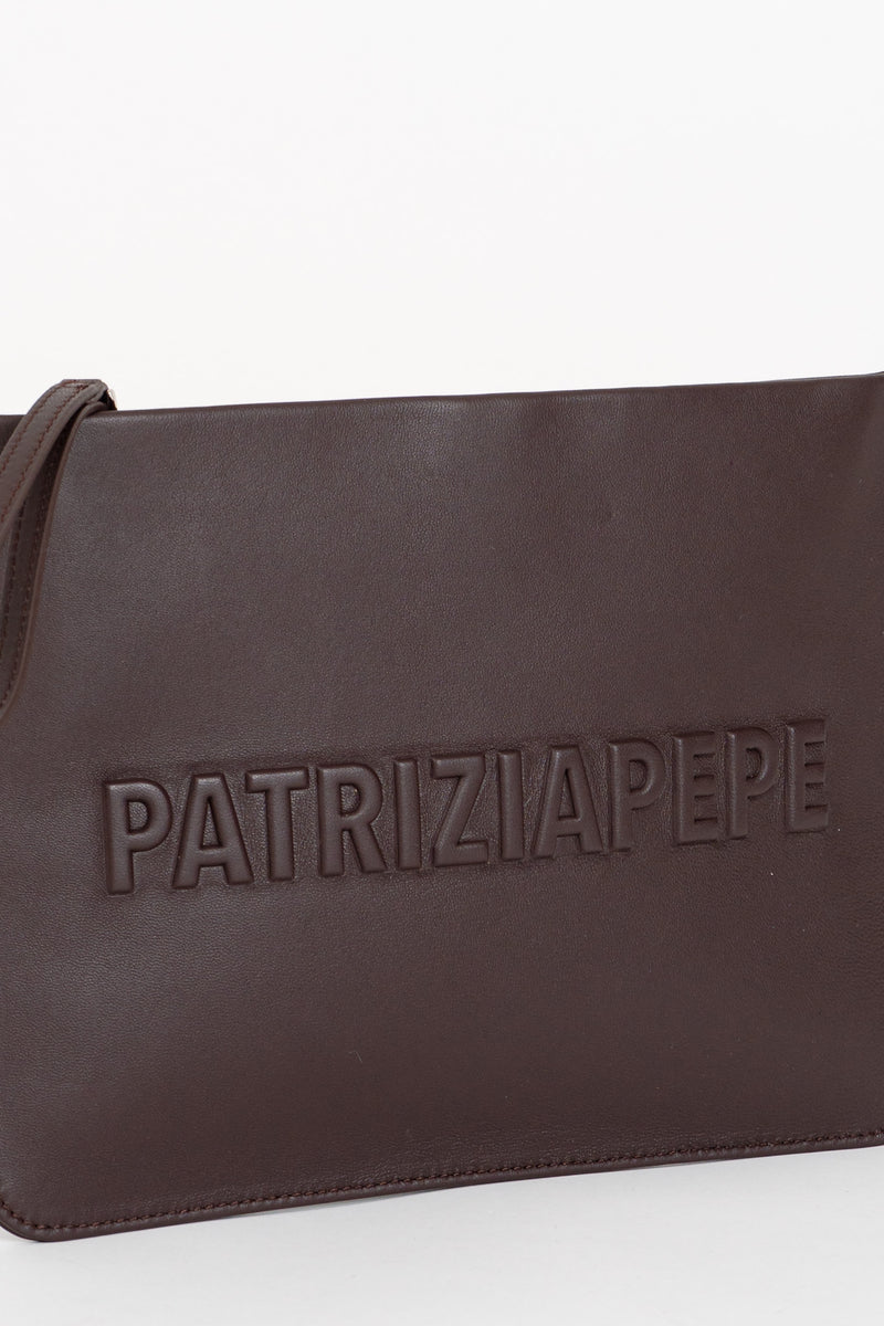 Borsa Pochette (In) Perfect Media Deep Chocolate